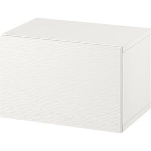 BESTÅ wall-mounted cabinet combination, 60x42x38 cm, white/Laxviken